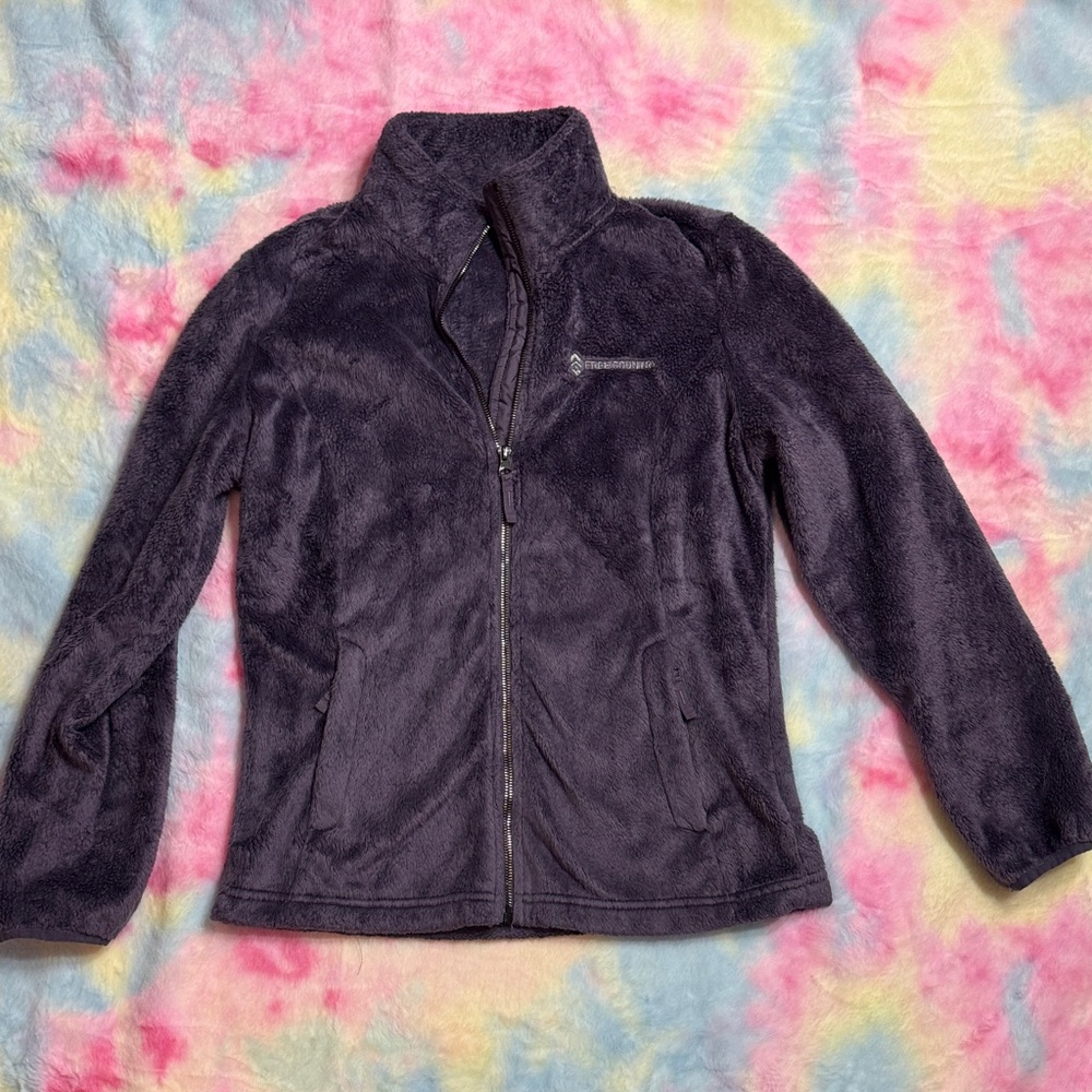 Free Country sz Small Lavender Fleece Jacket